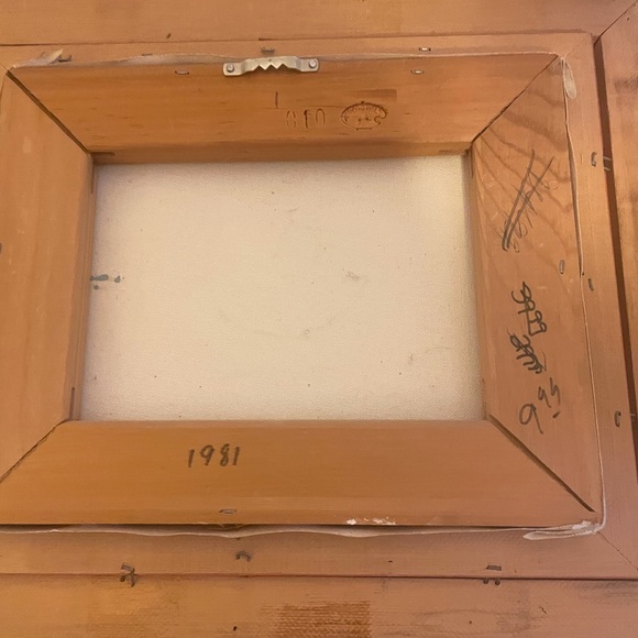 Destination Desert, Painting Framed vintage - Picture 5 of 5